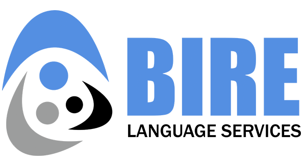 Vertimų biuro BIRE logotipas